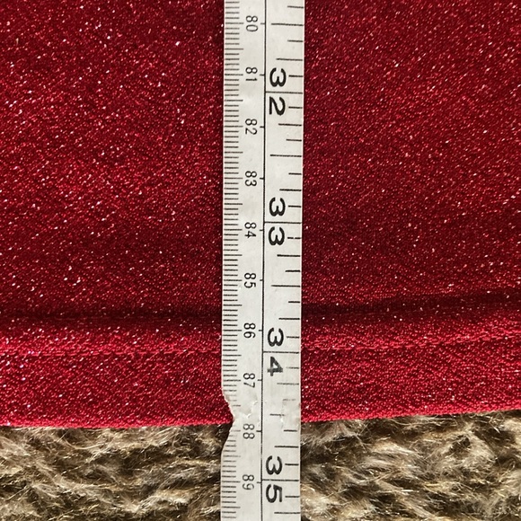 Vintage Red Sparkly Shift Dress by All That Jazz - Size 4-6 90's Y2K - Picture 8 of 12